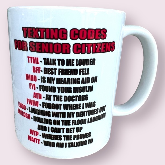 Rogue River Best Funny Coffee Mug Senior Citizen Text Novelty Retirement Gift - Picture 2 of 6